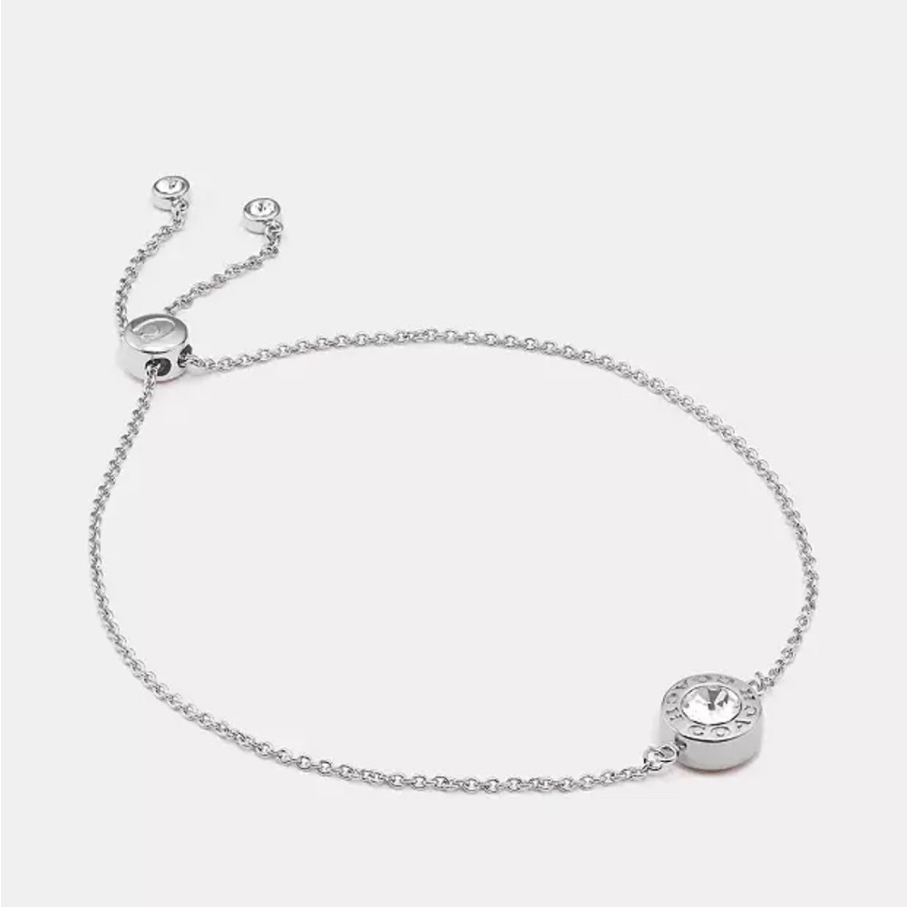 Silver Coach bracelet